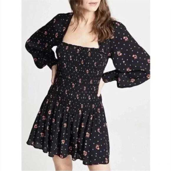 FREE PEOPLE Two Faces Mini Dress XS - Picture 1 of 9